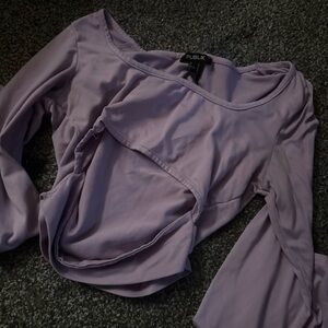 Publik Women's Elegant Lavender Blouse